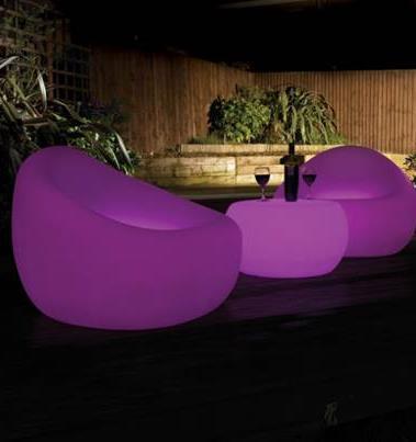 LED lounge outdoor chair