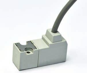 15 MM MINIATURE VALVES CONNECTOR OPTIONS In-Line 9 DIN Wire Leads Industrial form C connector ordered separately (p. 44) DIN connector ordered separately (p.