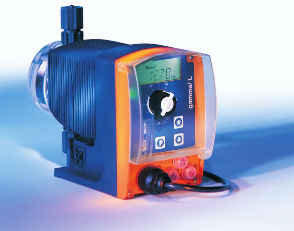 GAMMA/ L THE DOSING PUMPS WITH INTELLIGENCE. M ORE CONTROL VERSATILITY LESS OPERATOR STRESS.
