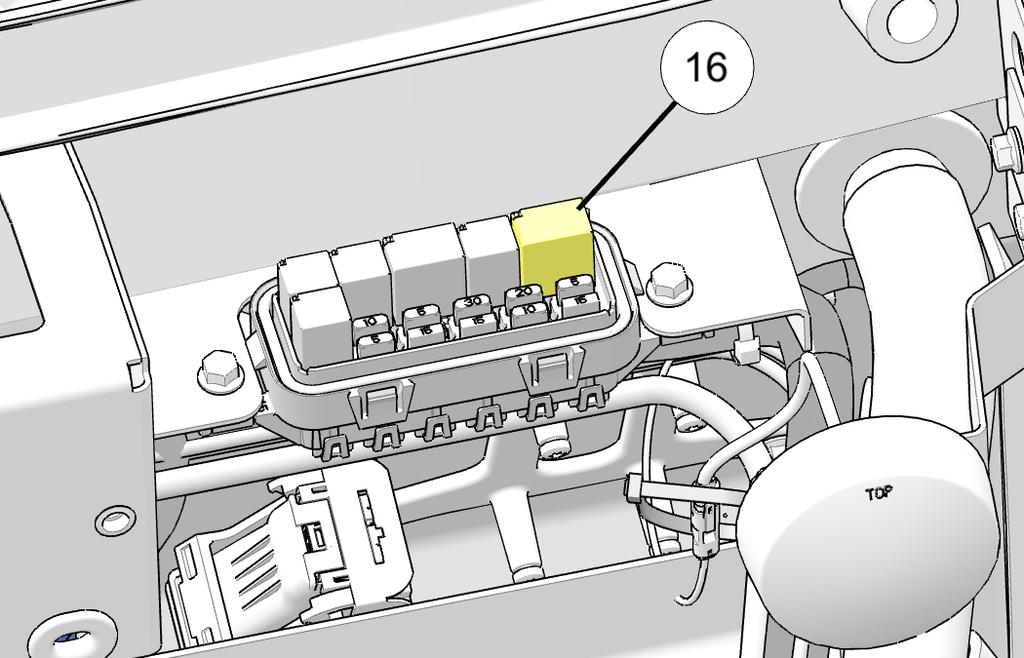 36. Reinstall steering wheel with steering nut (W).