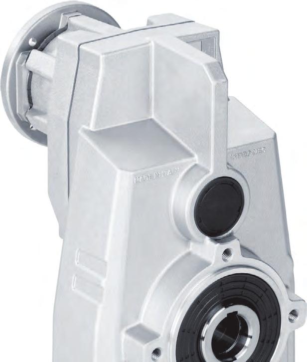 Aluminum & cast iron shaft mounted gearboxes A modular and compact