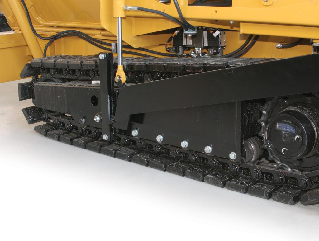 Steel track undercarriage EXCELLENT TRACTION and Durability.