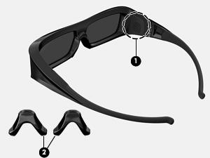 HP aktiivkatikuga 3D-prillide kasutamine 3D-elamuse nautimiseks tuleb 3D-sisu käivitada ja 3D-prillid ette panna.