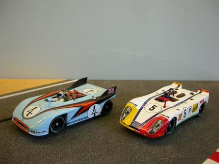 42 As new. Sidewinder. Light blue and yellow. 13. Porsche 908/3 Gulf No. 4 As new. Sidewinder. Light blue and orange. 14.