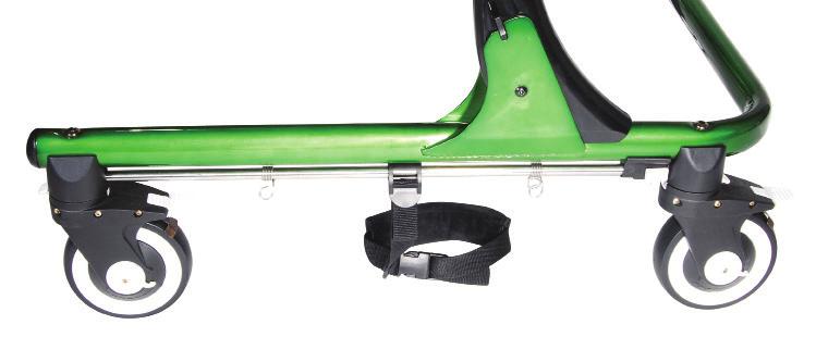 P Q P O S U R S U T Ankle Prompts Item #s TK 1060 S, TK 1060 M & TK 1060 L Install the ankle prompts by inserting the end of rod into caster slot, then pull back white trigger (O) and insert into