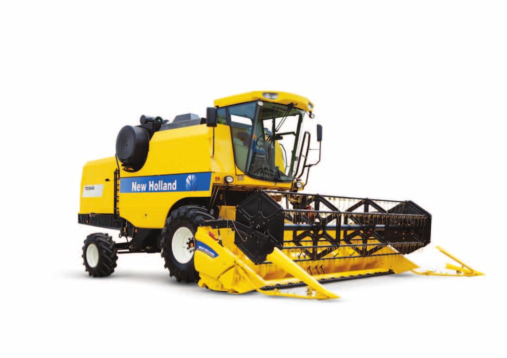 2 3 New Holland TC5040 combines step up in performance and versatility Since their introduction in 1992, thousands of customers and operators have found the TC combine range to far exceed their
