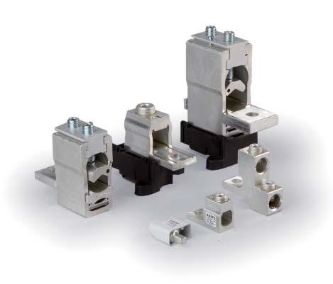 15 Ensto Clampo Apparatus equipment terminals For Al/Cu conductors from 6 mm 2 to 300 mm 2 Ensto Clampo Apparatus equipment terminals in brief: Universal terminal series for connecting Al/Cu