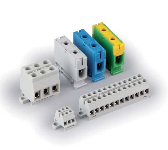31 Ensto Clampo Compact terminal blocks For Cu conductors from 1.