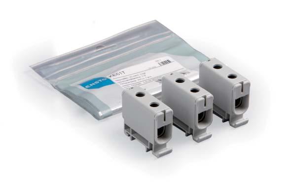 Apparatus equipment terminals and Ensto Clampo Compact terminal blocks. Standards Product code Standard KE6xT SFS 2663 KE12.