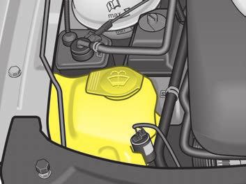 GENERAL MAINTENANCE Windscreen washer system The windscreen washer reservoir is located in the right of the engine compartment. It holds about 3 litres, or about 5.
