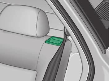 Rear seat Emergency off In an emergency, the memory retrieval process can be interrupted by pressing (releasing) the lock switch E, briefly pressing one of the memory buttons or pressing one of the