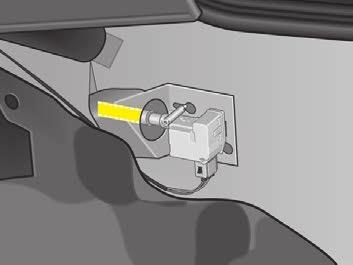 Emergency release of fuel filler flap If the remote release at the driver s seat* does not operate properly, it is possible to unlock the fuel filler flap manually: n Open tailgate, detach the