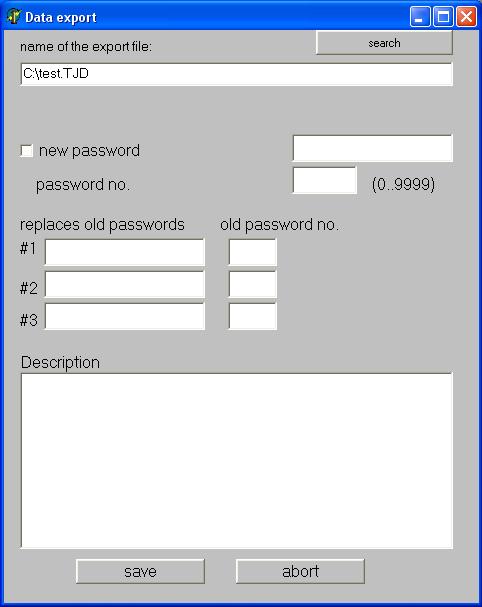 Page 52/68 5. appendix - Start trijekt Software - Enter Password, if created (see Point 1.