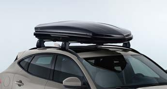 34cm. Roof Sport Box Large Power-click quick mounting system with integrated torque indicator for easy and secure