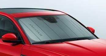 sun blinds fold for convenient stowage. Supplied with Jaguar branded stowage bag.