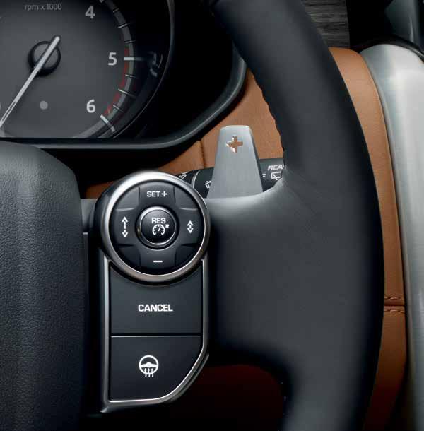 1. 2. 5. INTERIOR STYLING & PROTECTION 3. 6. 1: Gearshift Paddles Aluminum Complete the look and feel of your steering wheel with premium aluminum paddles.