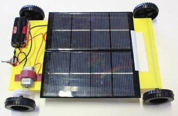 Mini EV Prize Solar Car Kit Each Kit includes 2 x Solar Panels 8 x Wheels 4 x 50mm, 4 x 40mm 2 x Axels (short & long) & 4 x Axel Collars 1 x Motor - F18 & 3D printed mount 2 x