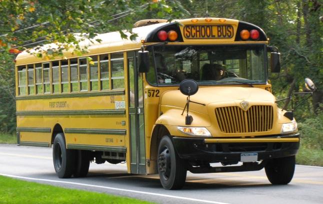 BUSES School Bus - Conventional Cab School Bus - Flat Nose Conventional School Buses are built on Freightliner or Navistar
