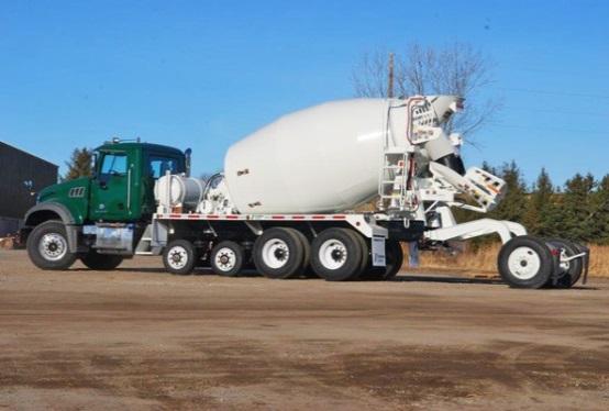 Rear Discharge Cement Mixer Rear Discharge Cement Mixer with Booster Axle Bridgemaster Mixers have a booster