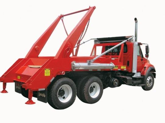 Container Delivery Load Lugger Load Luggers are severe service tandem axle trucks designed for heavy compact loads such as scrap metal