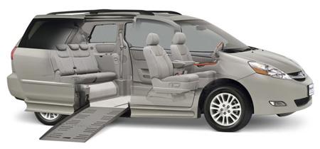 ramp, power side doors, kneeling system, removable front seats