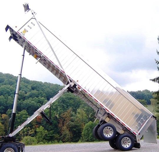 DUMP TRAILERS Dump Frame Type Frame Type Dump Trailers have a full length frame support, are constructed of steel