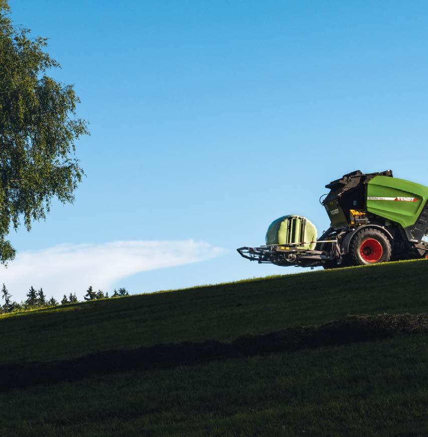 Modular design: Fendt baling-wrapping combinations.
