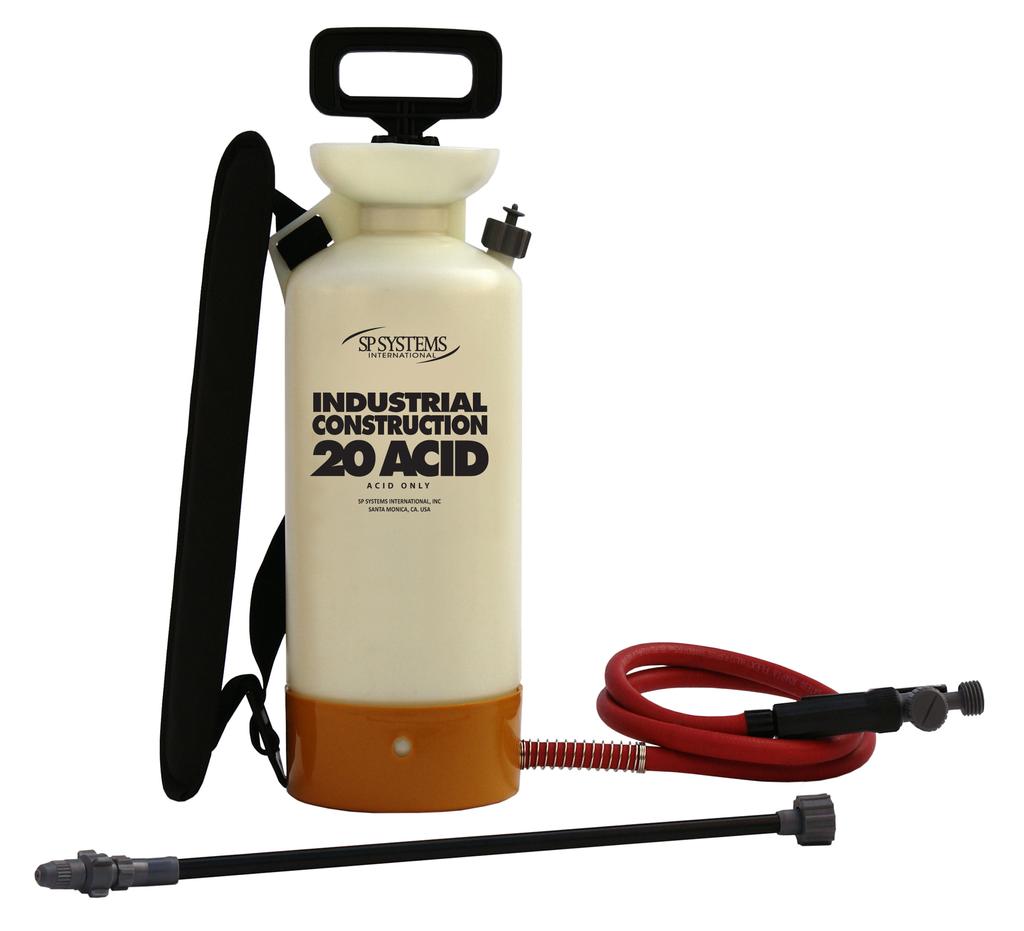 OWNER/OPERATOR MANUAL CONSTRUCTION SPRAYERS TO PROLONG THE LIFE OF YOUR SPRAYER To prolong the life of your sprayer, follow these three simple steps: 1) Never leave chemicals in your sprayer