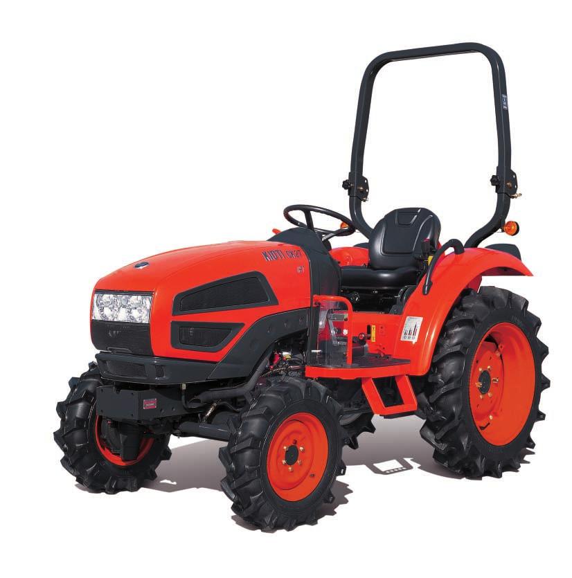 transmission. Loaded with features and an ultra-quiet, low vibration, environmentally friendly Daedong diesel engine.