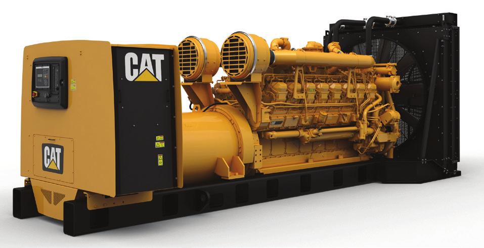 Cat 3516B Diesel Generator Sets Bore mm (in) 170 (6.69) Stroke mm (in) 190 (7.48) Displacement L (in 3 ) 69 (4210.64) Compression Ratio 14.