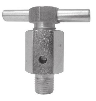 It is a known fact that it is necessary to eliminate all air from hydraulic lines and equipment in order to maintain maximum operating efficiency makes this valve an important and vital component of