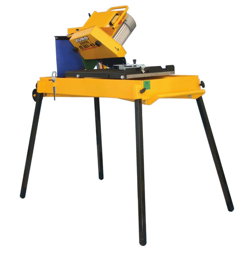 Brick And Tile Saws TS351 TS351-45 TS401 Bevel cutting is quickly set up by rotating the machine head from 90 0 to 45 0 (Only TS351-45). Light and portable, includes 2 wheels for easy transportation.