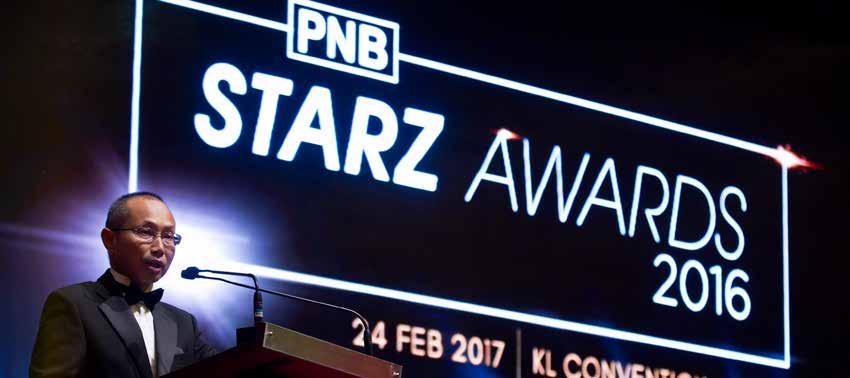 INISIATIF UTAMA PERMODALAN NASIONAL BERHAD LAPORAN TAHUNAN 2017 83 INISIATIF UTAMA STARZ AWARDS Starz Awards Starz Awards merupakan acara pengiktirafan tahunan bagi