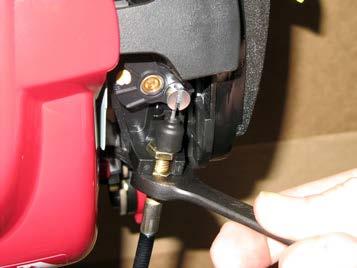Power Unit Assembly Throttle Cable Adjustment The throttle cable comes pre-assembled for your convenience.