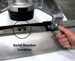 Power Unit Assembly Serial Number Locations Always give your dealer, distributor or