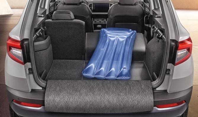 mat with a bumper cover with VarioFlex rear seats and for vehicles with