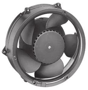 DC Diagonal Fans Series DV 600 TD TURBOFAN 7 Ø x 5 mm rticularly powerful DC electronic fan with 3 phase EC drive and fully integrated operating electronics.
