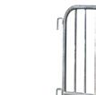 two feet of bent round tube provide stability of the barrier, total height: 1.