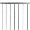 10 m, available in different lengths, sturdy vertical bars of Ø 16 mm round tube provide safe barrier