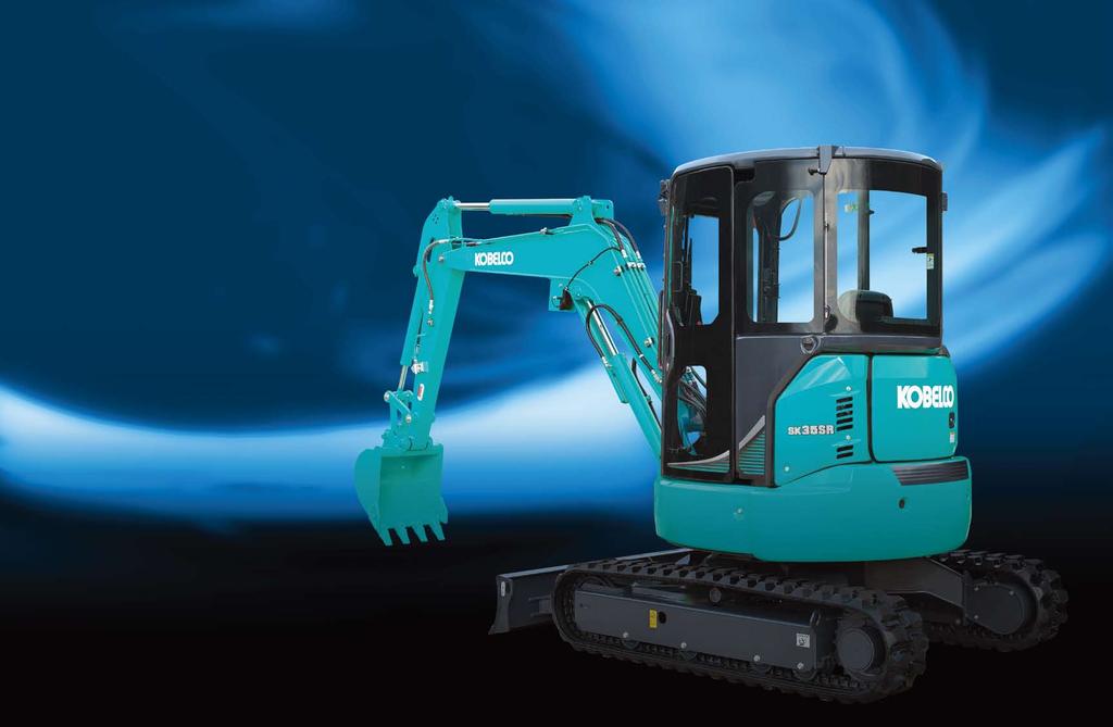 Full-Size Performance, Short-Radius Agility and Quiet Operation COMPACT YET TOUGH MINI The new KOBELCO SK35SR expand the horizons of mini excavators, and offers practical