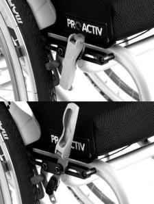 Pro Activ and Alber recommend that antitipping supports are installed in pairs for wheelchair equipment with e-fix.