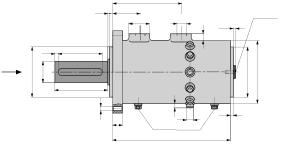 4) Drive shaft datum Order code on page 9 Size (piston-ø) øa øb øc ød øe øf øf1 2) G G1 H I J /number h7 k6 H7 Rotary actuator SM1 K L 3) M M1 N 90 180 270 360 90 180 270 360 40 50 63 80
