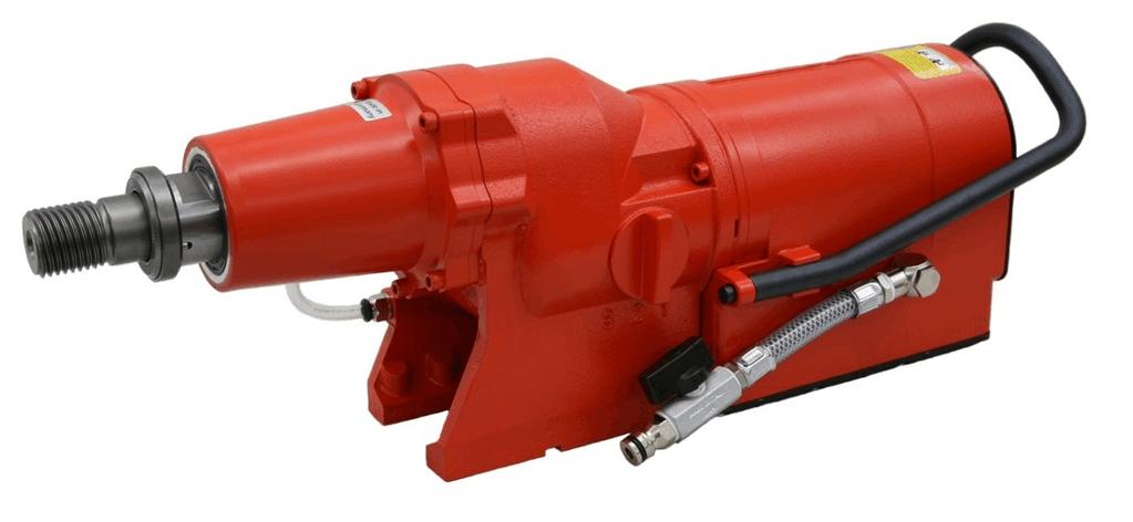 Core Drill SR 75 Jumbo New water-cooled SR Motor Waterproof protection class IP 55 Soft turn - low speed for easy assembling of the core bit Technical Data: Low in maintenance, due to no carbon