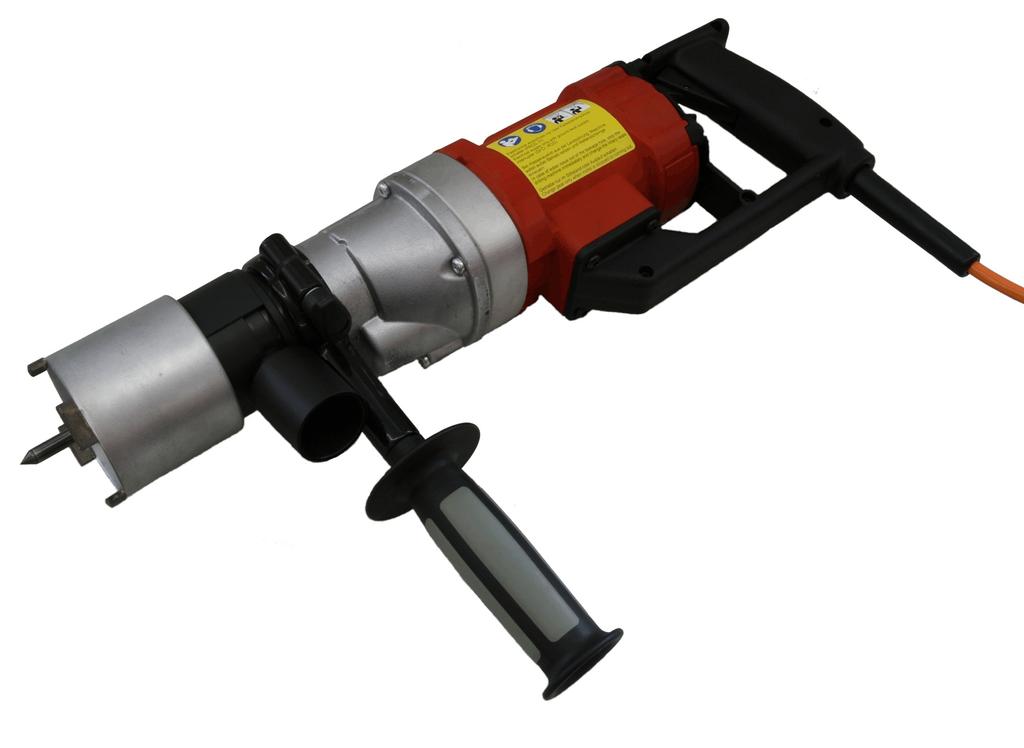 Core Drill DK 116 For socket drilling up to 82 mm Adapter for dust exhausting Integrated springy Centering Spike Overload clutch Motor protection and soft start by means of Intellitronic Technical
