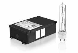 Atlas catalog Electronic HID ballasts MasterColor CDM Elite Medium Wattage The Philips MasterColor Elite MW system offers a high level of light quality and performance.