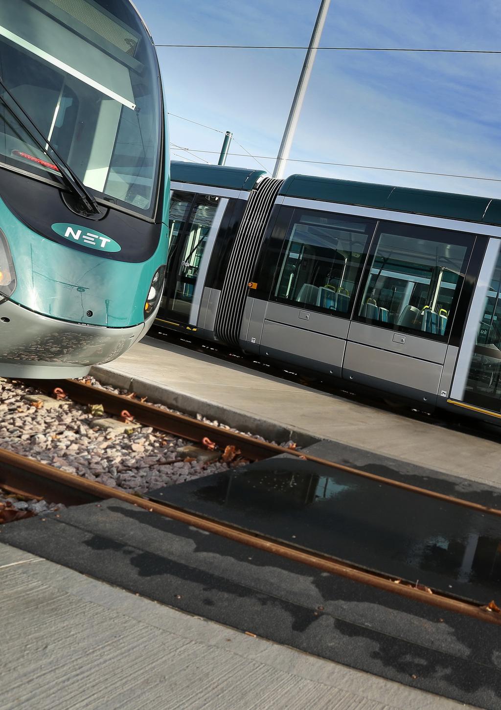Your new tram network is really bringing Nottingham Together by providing quick and reliable cross-city services running from every 7 minutes throughout the day.