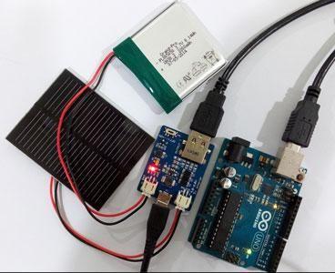 One important application of the Lipo Rider board is as an affordable power supply for outdoor sensors.