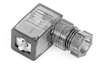 Directional Solenoid Accessories Control Valves 5 & 58 Style Solenoid Exhaust Mufflers, #SM-0 for "C" & "G" housings and "F" DIN coil operators. See page.