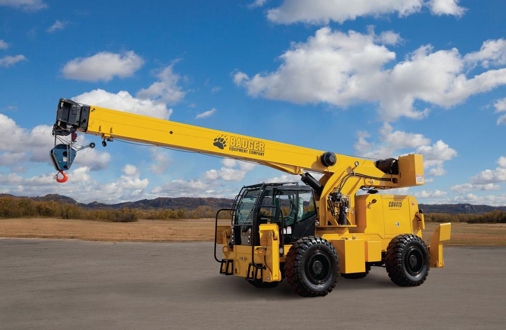 INDUSTRIAL / OIL & GAS / MINING CD4415 ROUGH TERRAIN CRANE Optional equipment shown and subject to change \\\\\\\\\\\\\\\\\\\\\\\\\\\\\\\\\\\\\\\\\\\\\\\\\\\\\\\ BIG JOB? SMALL SPACE? NO PROBLEM.