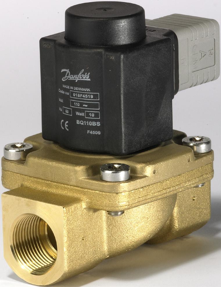 Each valve body is made of dezincification resistant brass and the valve seats are made of stainless steel. This ensures a long life even in when used with highly aggressive steam.